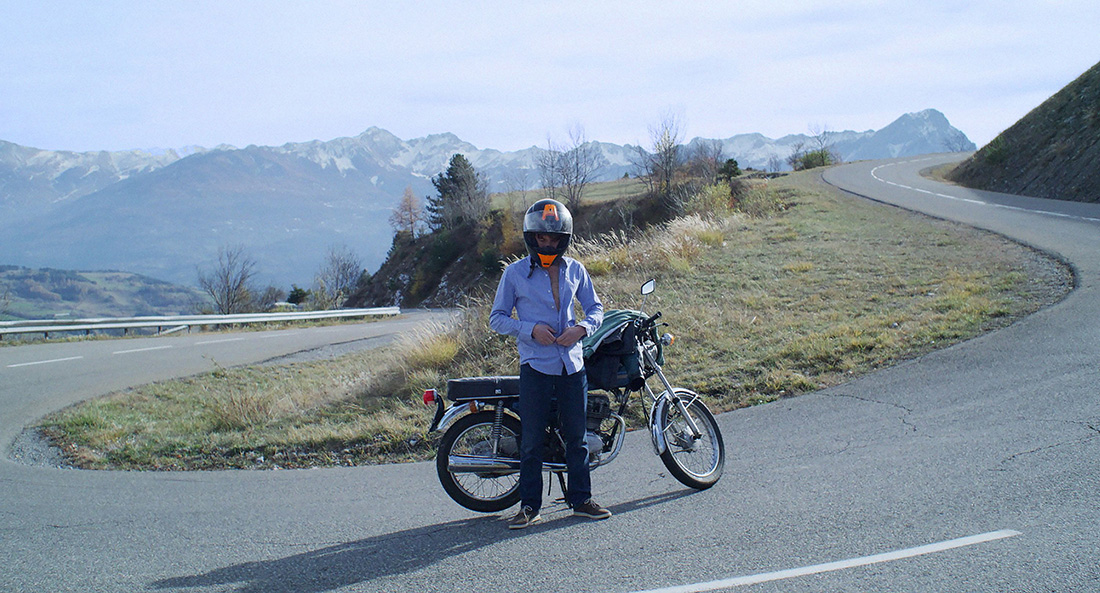 Laurent dans le vent